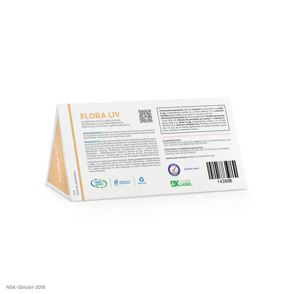 Flora Liv 7 Sobres Fuxion