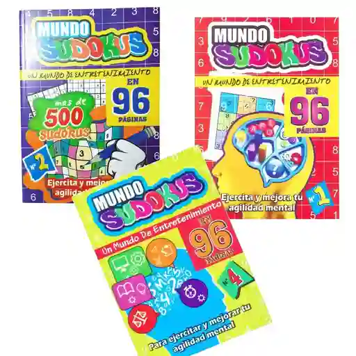 Combo Por 3 Sudokus Distintos