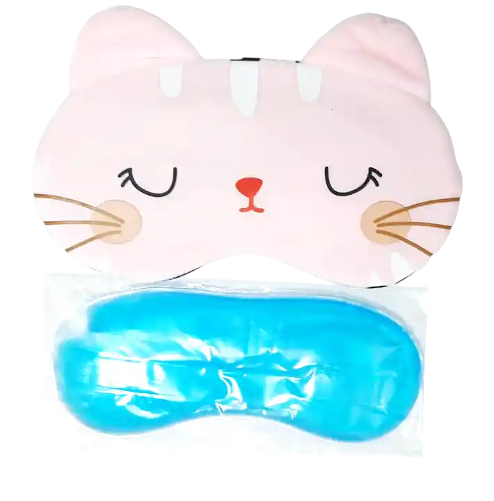 Bolsa Gel Descanso Tp Ojos Gato Rosa