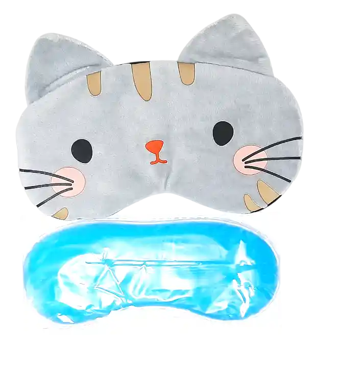 Bolsa Gel Descanso Tp Ojos Gato Gris