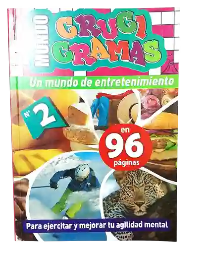 Cuaderno Crucigrama 96 Paginas #2