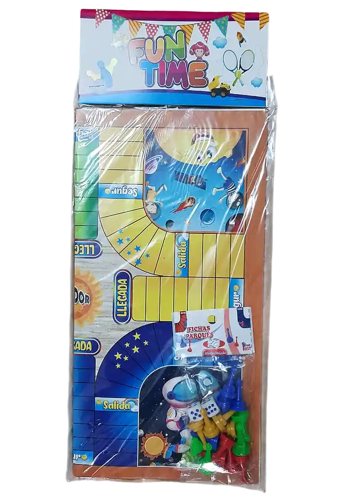 Parques Con 4 Puestos Fichas + Dados