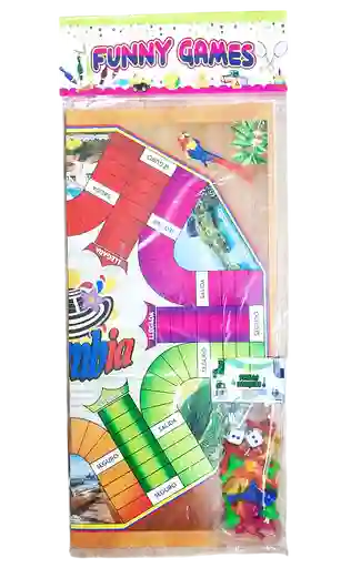 Parques Carton 6 Puestos Fichas + Dados