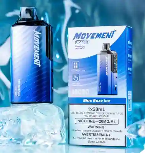 Vape Movement 18.0000 Puffs Blue Razz Ice