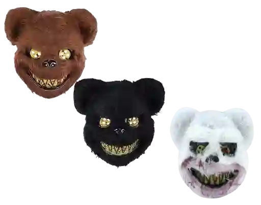 Mascara De Oso Malo, Sangriento, Sin Luz - Halloween