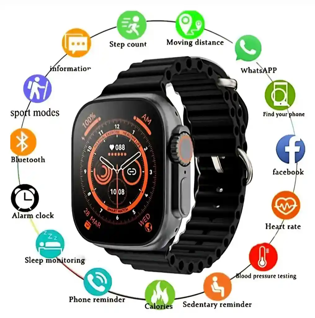 Smart Watch T900 Ultra3 Color Negro