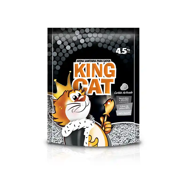 Arena King Cat Carbón Activado 4,5k