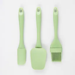 Utensilios Expressions Set X3 En Silicona Verde