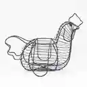 Gallina Organizadora Expressions 34x18cm Negro Hierro