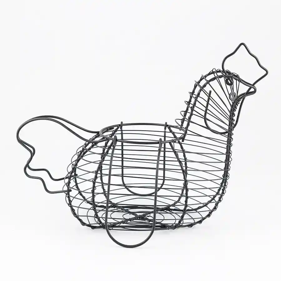 Gallina Organizadora Expressions 34x18cm Negro Hierro