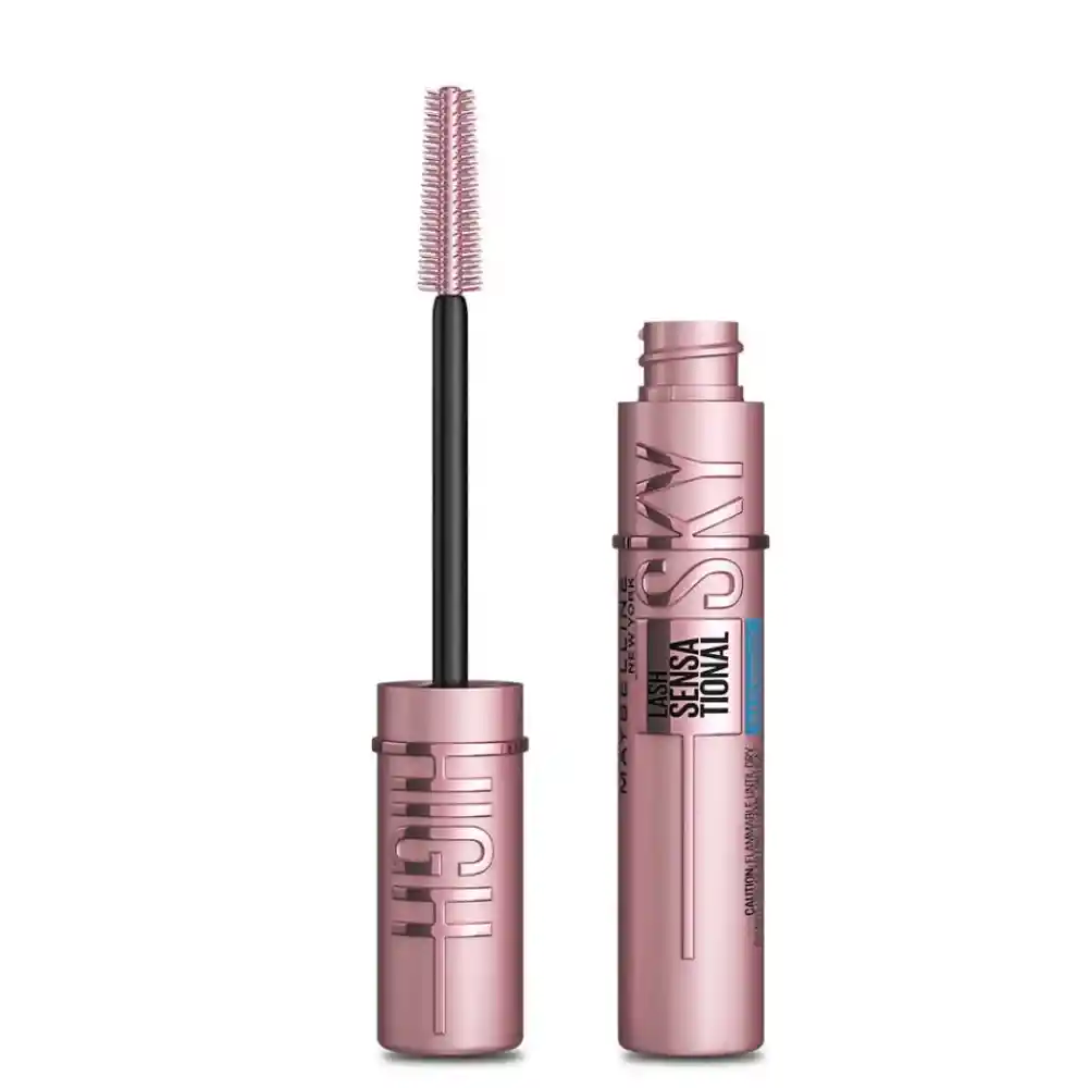Pestañina Maybelline Lash Sensational Sky High A Prueba De Agua 802 Very Black