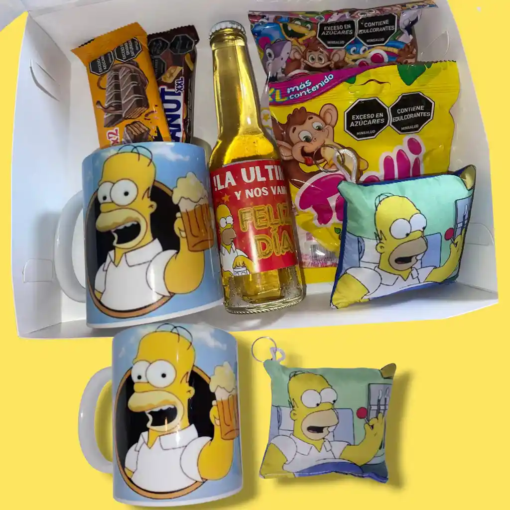 ¡la Caja Dulcera Definitiva Para Fans De Homero!