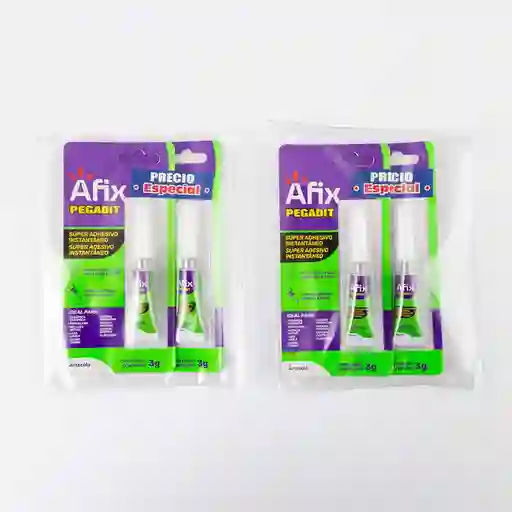 Pegante Instantaneo X 2ud Afix 6 Gramos Precio Especial