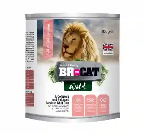 Lata Br Wild For Cat Salmon 400 Gr