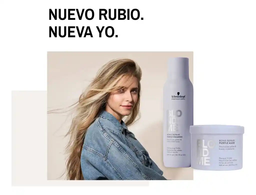 Blondme Mascarilla De Reparación Morado 500ml