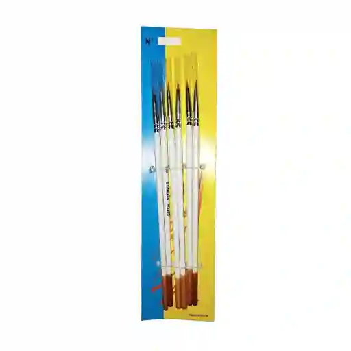 Pinceles Delineador 0-00-000 X 6 Und