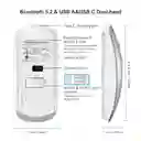Mouse Raton Inalámbrico Bluetooth Pc Cell Tablet Recargable