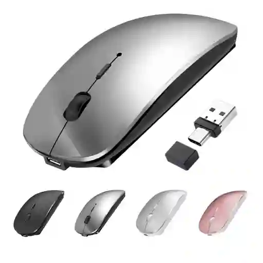 Mouse Raton Inalámbrico Bluetooth Pc Cell Tablet Recargable