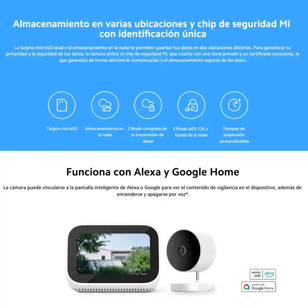 Xiaomi Aw200 Cámara Seguridad Exterior Ip65 1080p + Micro Sd 256 Gb