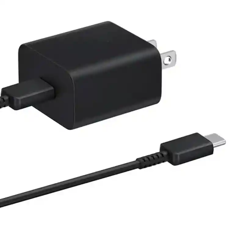 Cargador Samsung 25w Completo / Color Negro