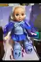 Muñeca Patinadora Luces Sonidos Juguete Niñas Azul