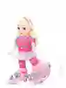 Muñeca Patinadora Luces Sonidos Juguete Niñas Rosada
