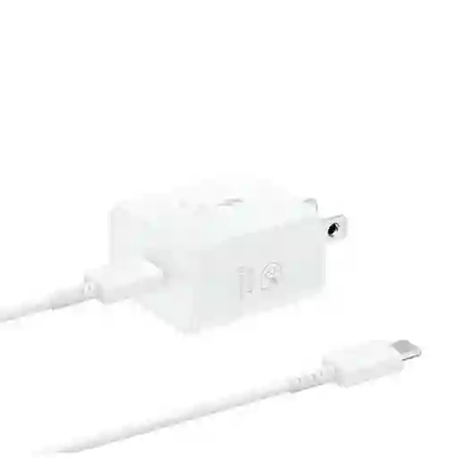 Cargador Samsung 25w Completo / Color Blanco