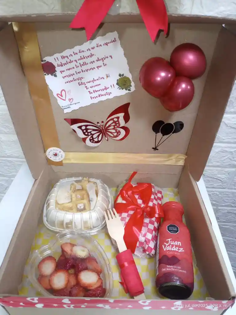 Caja Toda Ocasión Alimentos Para Desayuno O Media Tarde