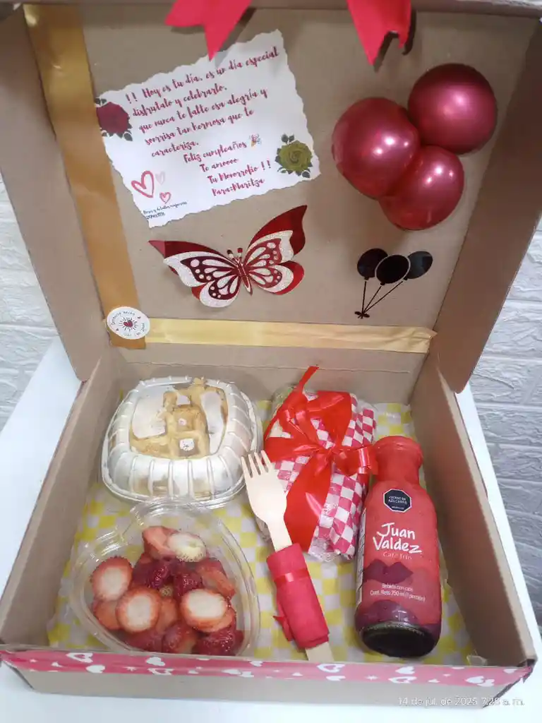 Caja Toda Ocasión Alimentos Para Desayuno O Media Tarde