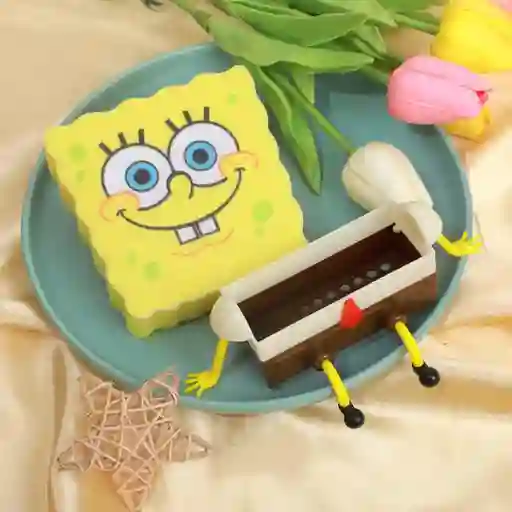 Escurridor Bob Esponja Soporte Cocina Fk23b-12
