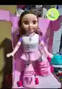 Muñeca Patinadora Luces Sonidos Juguete Niñas Morado