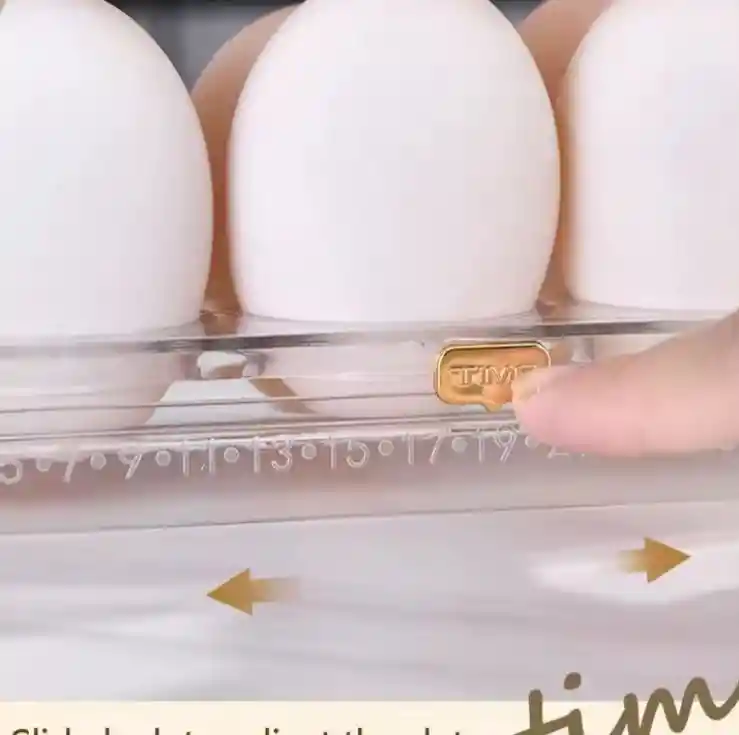 Caja De Almacenamiento Organizadora Para Huevos 30 Puestos