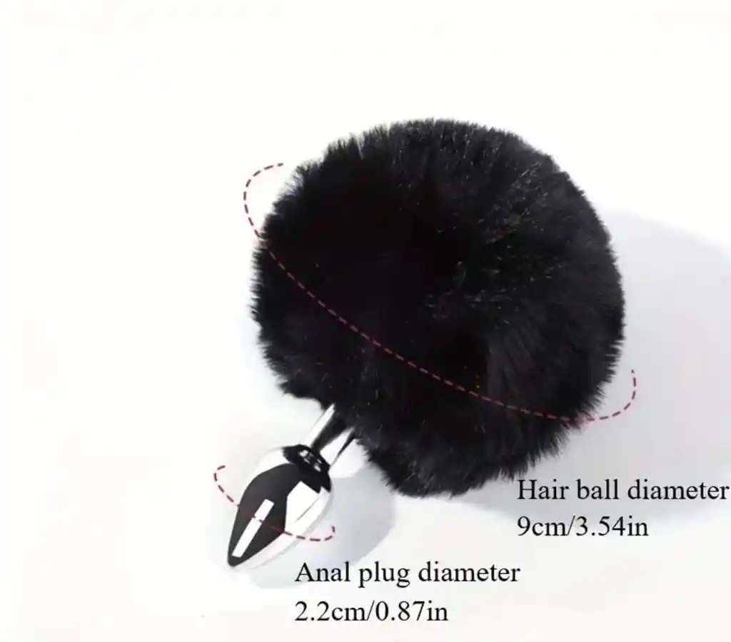 Plug Anal Color Negro Sm