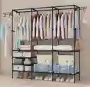 Ropero Armable 3 Cuerpos Closet Modular Con Perchero