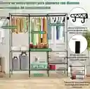 Ropero Armable 3 Cuerpos Closet Modular Con Perchero