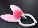 Conjunto Conejita Rosado Con Plug Y Orejitas