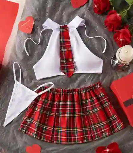 Conjunto Colegiala Juego De Roles