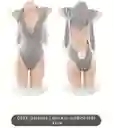 Disfraz Roles De Conejita Gris Sexy