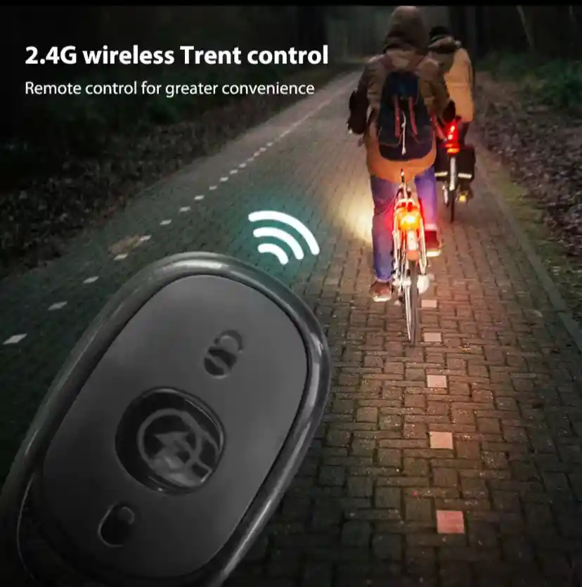Luz Estroboscópica Led Para Moto O Bicicletacon Control Remoto Inalámbrico