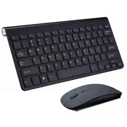 Kit Teclado Y Mouse Inalámbricos K908 Negro