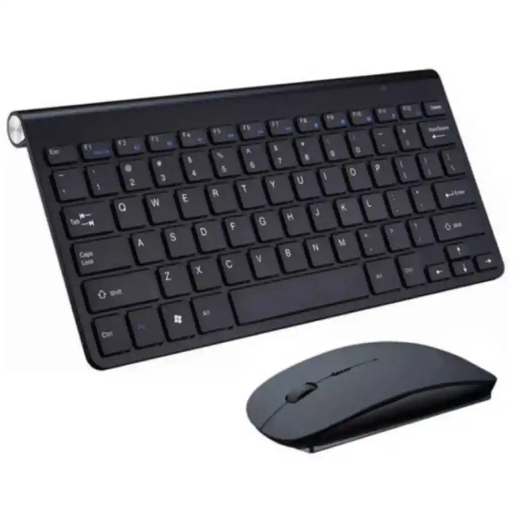Kit Teclado Y Mouse Inalámbricos K908 Negro
