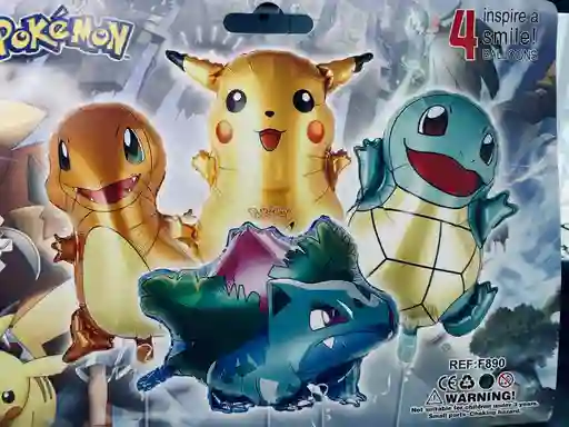 Bombas Globos Por 5 Piezas Diseño Pokemon Para Decoracion De Fiestas Niño O Hombre O Mujer
