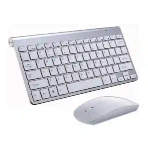 Kit Teclado Y Mouse Inalámbricos K908 Plateado