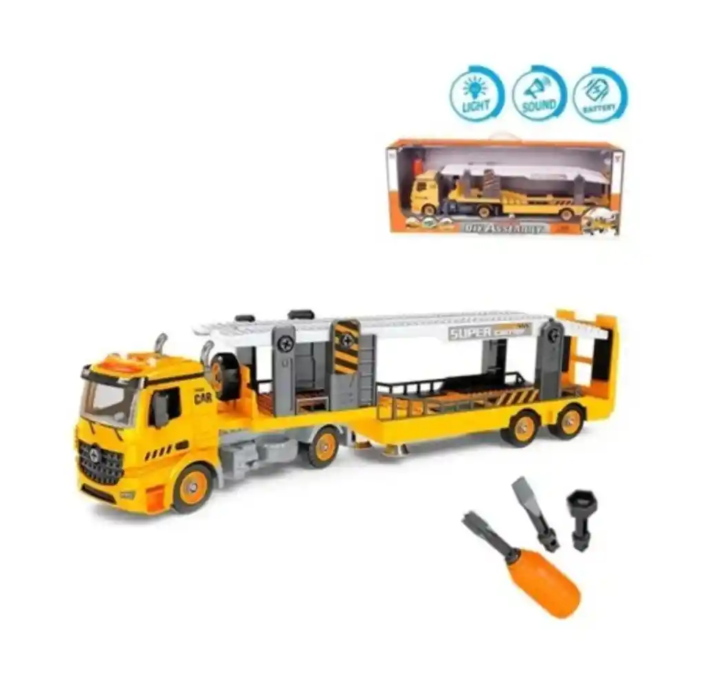 Carro Camion Grande De Construcción Juguete Para Niños