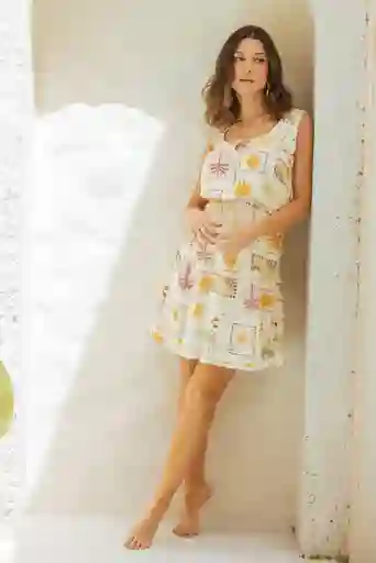 Vestido Sun Color Marfil Talla L