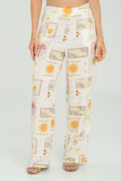 Pantalon Saint Tropez Color Marfil Talla 12