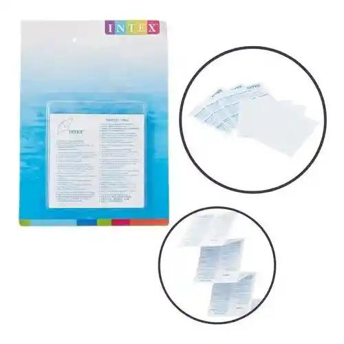 Parches X6 De Reparación Para Piscinas Y Colchones Inflables Intex