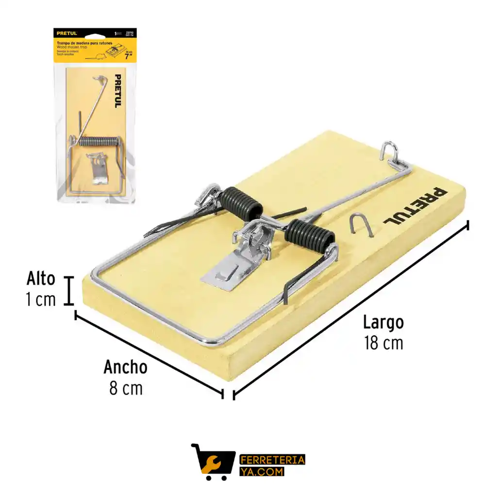 Trampa Para Raton 7" Pretul 23710