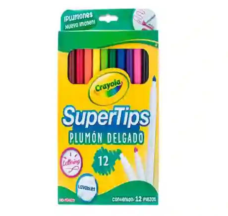 Marcadores Lavables Crayola X 12 .