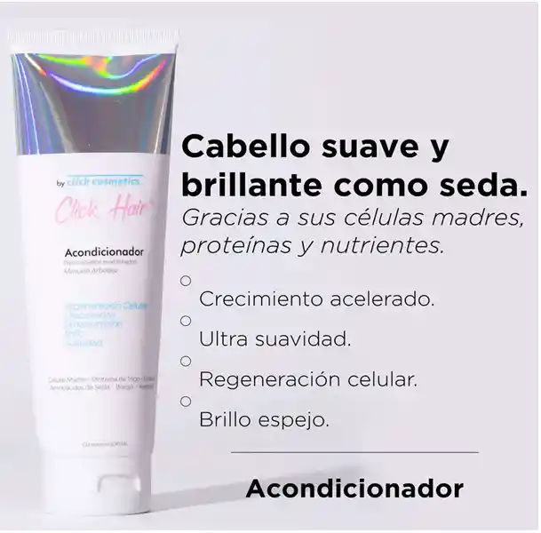 Acondicionador 4 En 1 Click Hair 300ml